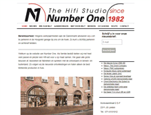 Tablet Screenshot of number-one.nl